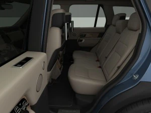 range rover autobiography 2018 detailed interior 3D Model