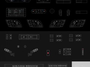 range rover autobiography 2018 detailed interior Model 3D