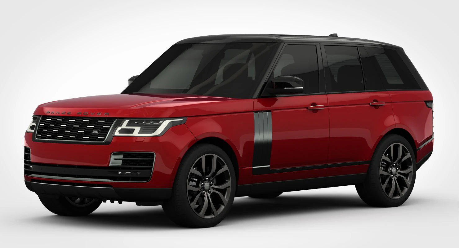 range rover svautobiography dynamic 2018 detailed interior 3D Model .c4d .max .obj .3ds .fbx .stl .blend 