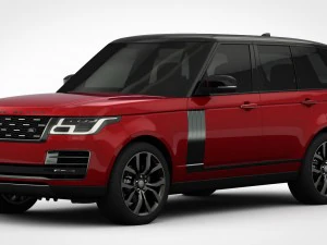 range rover svautobiography dinamik 2018 detaylı i&ccedil; mekan 3D Model