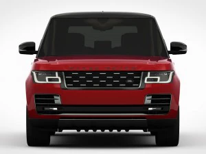 range rover svautobiography dynamic 2018 detailed interior 3D Model