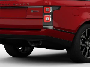 range rover svautobiography dynamic 2018 detailed interior 3D Model