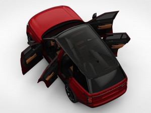 range rover svautobiography dynamic 2018 detailed interior Model 3D