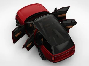 range rover svautobiography dynamic 2018 detailed interior 3D Model