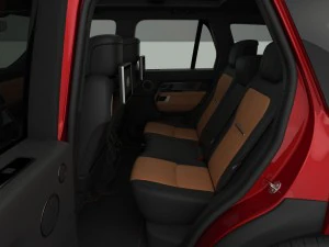 range rover svautobiography dynamic 2018 detailed interior 3D Model