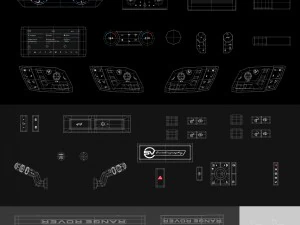 range rover svautobiography dynamic 2018 detailed interior 3D Model