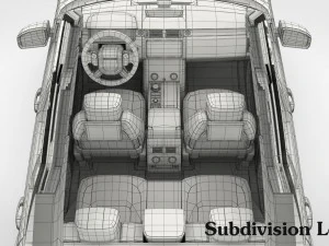 range rover svautobiography dynamic 2018 detailed interior 3D Model