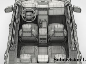 range rover svautobiography dynamic 2018 detailed interior Model 3D