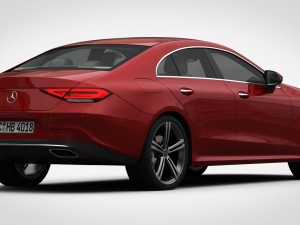mercedes-benz cls 2019 detailed interior 3D Модель