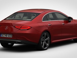 mercedes-benz cls 2019 detailed interior 3D Модель