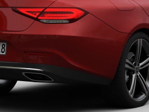 mercedes-benz cls 2019 detailed interior 3D Модель