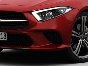 mercedes-benz cls 2019 detailed interior 3D Модель