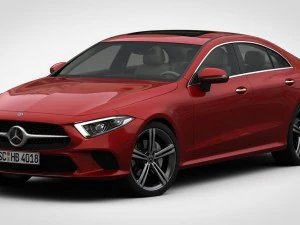 mercedes-benz cls 2019 detailed interior 3D Model