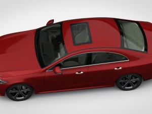 mercedes-benz cls 2019 detailed interior 3D Модель