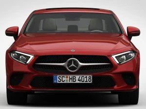 mercedes-benz cls 2019 detailed interior 3D Model
