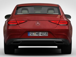 mercedes-benz cls 2019 detailed interior 3D Модель