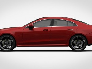 mercedes-benz cls 2019 detailed interior 3D Модель