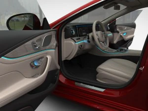 mercedes-benz cls 2019 detailed interior 3D Model
