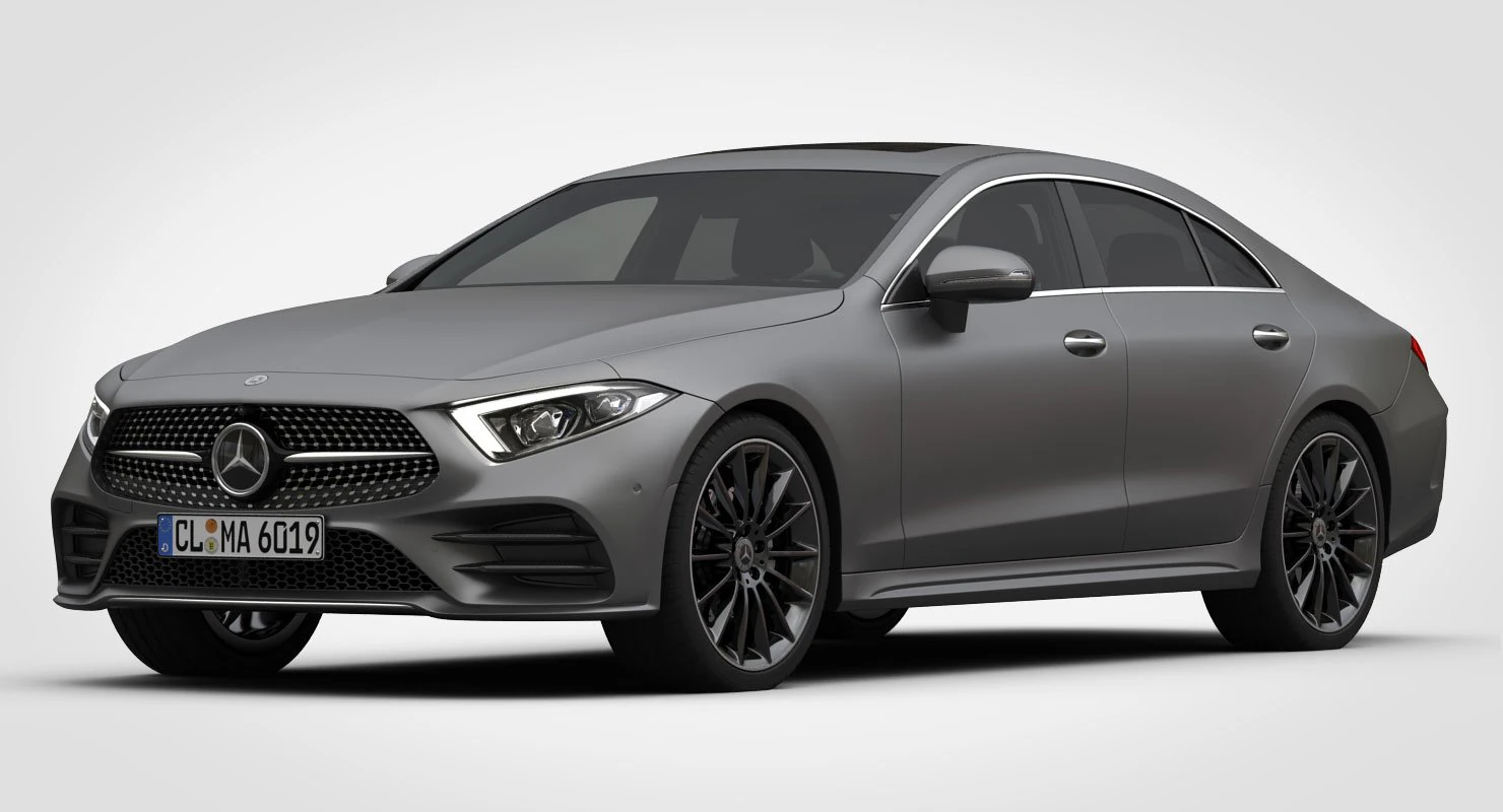 mercedes-benz cls amg line 2019 int&eacute;rieur d&eacute;taill&eacute; Modèle 3D .c4d .max .obj .3ds .fbx .stl .blend 