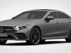 mercedes-benz cls amg line 2019 detailed interior 3D Model