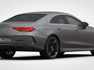 mercedes-benz cls amg line 2019 detailed interior 3D 모델