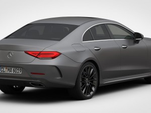 mercedes-benz cls amg line 2019 detailed interior 3D 모델