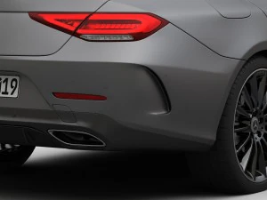 mercedes-benz cls amg line 2019 int&eacute;rieur d&eacute;taill&eacute; Modèle 3D