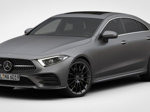 mercedes-benz cls amg line 2019 detailed interior 3D 모델