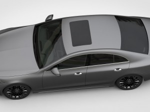 mercedes-benz cls amg line 2019 detailed interior 3D 모델