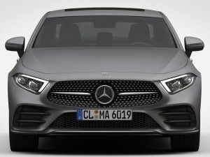 mercedes-benz cls amg line 2019 detailed interior 3D 모델