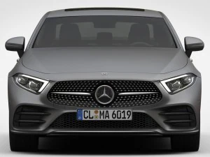 mercedes-benz cls amg line 2019 int&eacute;rieur d&eacute;taill&eacute; Modèle 3D
