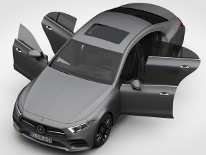 mercedes-benz cls amg line 2019 detailed interior 3D 모델