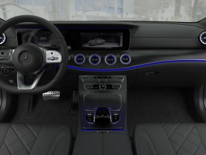 mercedes-benz cls amg line 2019 detailed interior 3D 모델