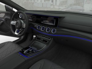 mercedes-benz cls amg line 2019 detailed interior 3D 모델