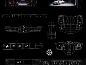 mercedes-benz cls amg line 2019 detailed interior 3D 모델