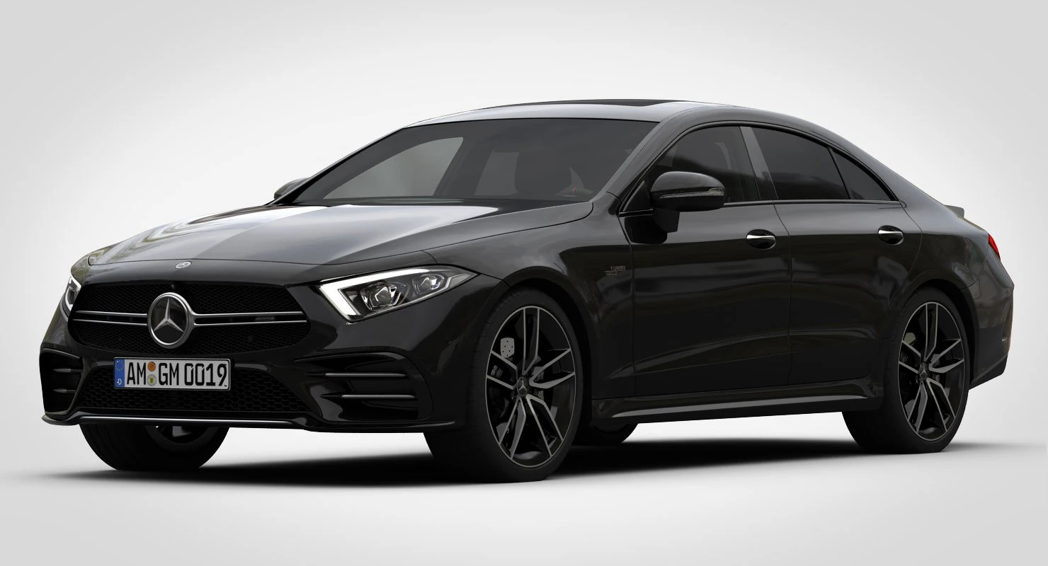 mercedes-amg cls 2019 detailed interior 3D Model .c4d .max .obj .3ds .fbx .stl .blend 