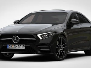 mercedes-amg cls 2019 detailed interior 3D Model