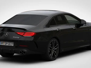 mercedes-amg cls 2019 detailed interior 3D Model