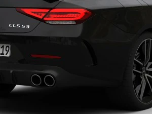 mercedes-amg cls 2019 detailed interior 3D Model