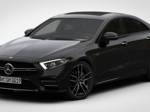 mercedes-amg cls 2019 detailed interior Model 3D