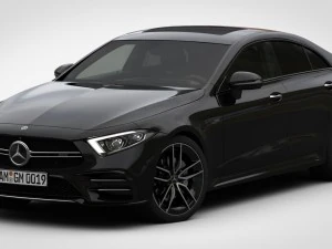 mercedes-amg cls 2019 detailed interior 3D Model