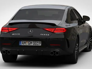 mercedes-amg cls 2019 detailed interior 3D Model