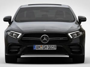 mercedes-amg cls 2019 detailed interior 3D Model