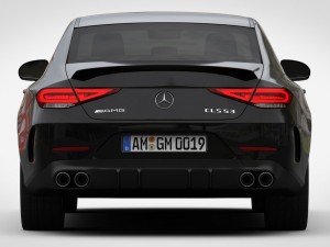 mercedes-amg cls 2019 detailed interior Model 3D