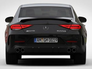 mercedes-amg cls 2019 detailed interior 3D Model