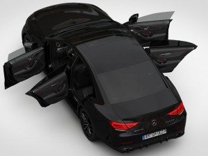 mercedes-amg cls 2019 detailed interior Model 3D