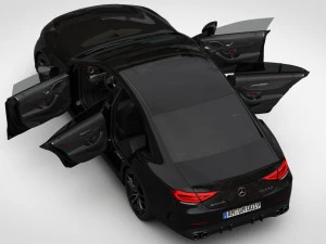 mercedes-amg cls 2019 detailed interior 3D Model