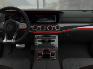 mercedes-amg cls 2019 detailed interior Model 3D