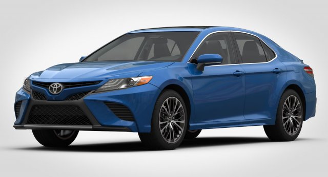 toyota camry se 2018 3D-Modell .c4d .max .obj .3ds .fbx .stl .blend 