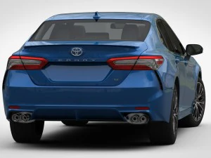 toyota camry se 2018 3D Model